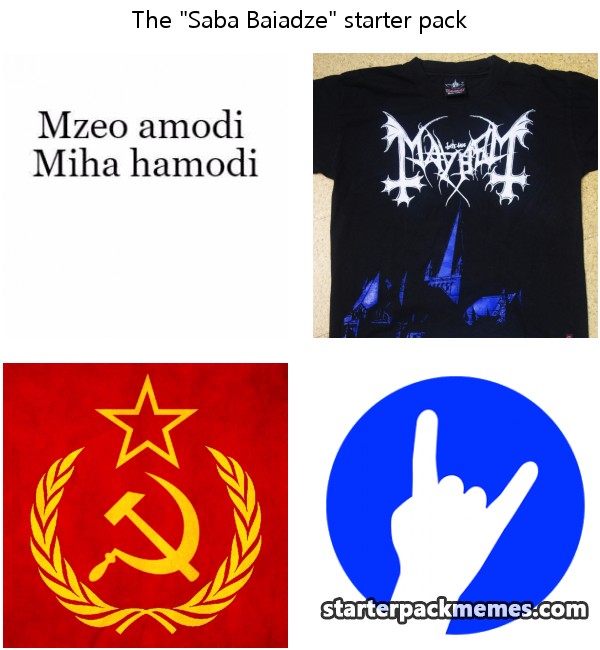 The Best Of Starter Pack Memes » Saba Baiadze